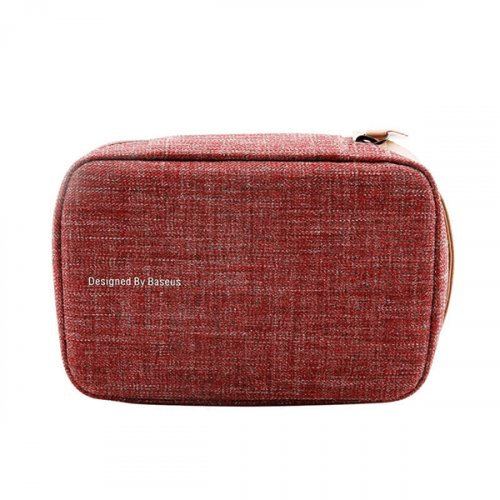 شنطة يد فاخره مناسبة للتنقل والسفر من بيسوس - احمر