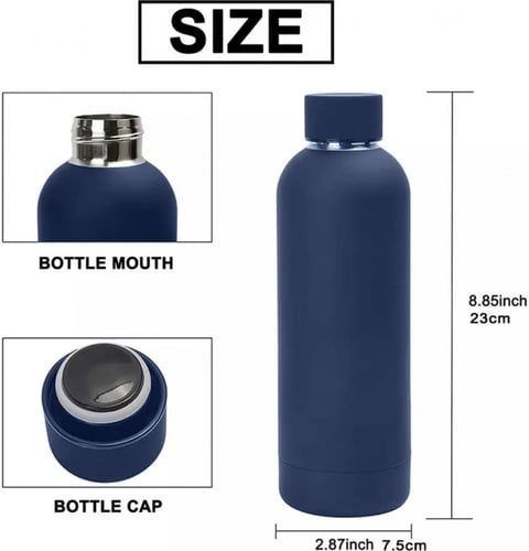 مطارة ستيل أزرق داكن 500 مل