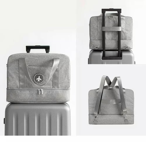 حقيبة مواليد للسفر متعددة الوظائف اللون اخضر فاتح