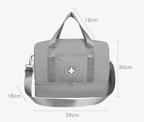 حقيبة مواليد للسفر متعددة الوظائف اللون أسود