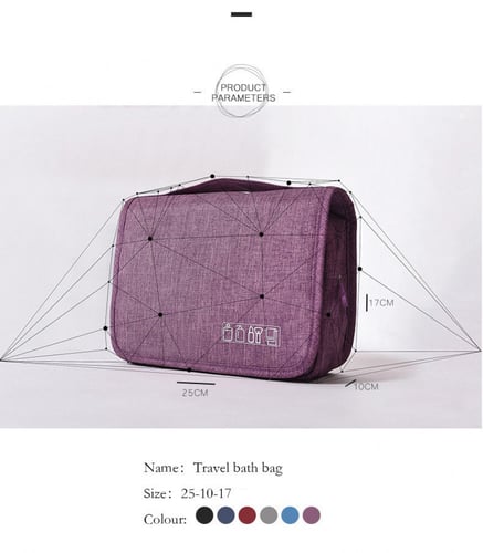 حقيبة ادوات للسفر اللون أحمر