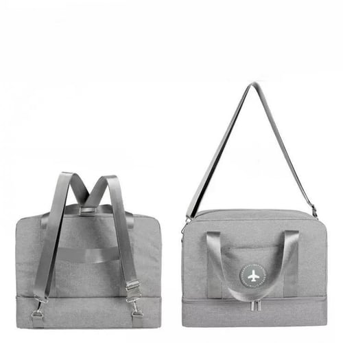 حقيبة مواليد متعددة الوظائف اللون رمادي
