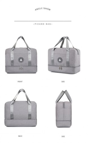 حقيبة مواليد للسفر متعددة الوظائف اللون وردي