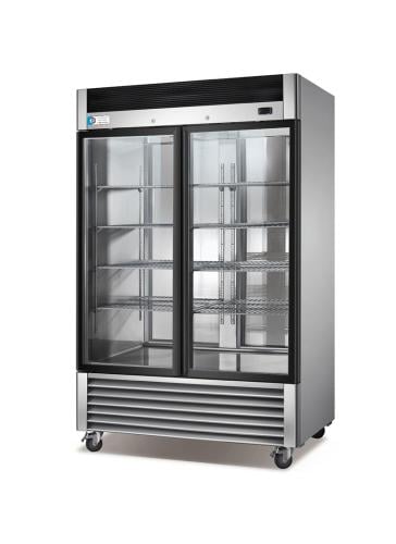 فريزر عرض قائم بابين زجاج موديل أمريكي – تصميم عمل...