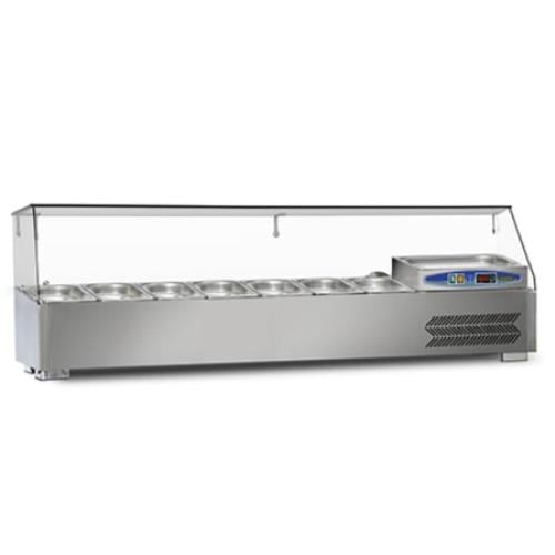 ثلاجة سلطات توب كاونتر ستانلس ستيل 304 – مقاس 150...