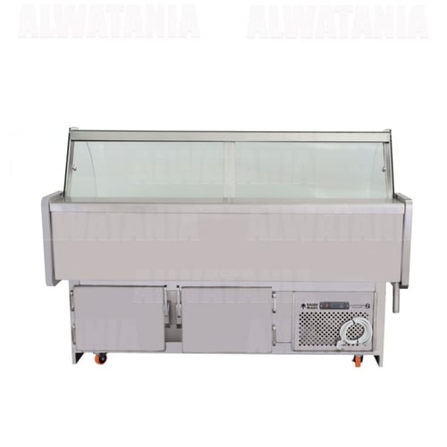 ثلاجة عرض أسماك وأجبان مقوسة – تصميم فاخر من الستا...