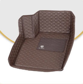 أرضيات جلد مثلثات ثلاثة صفوف