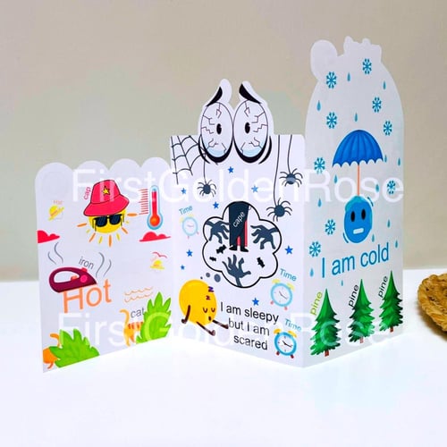 مطوية انجليزي وحدة Feelings