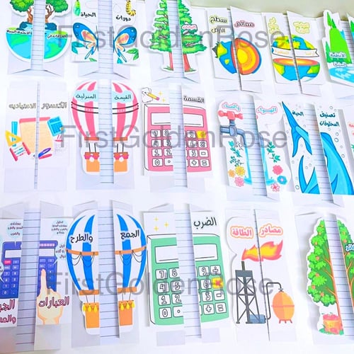 باكج مطويات خامس ابتدائي الترم الاول - علوم ورياضي...