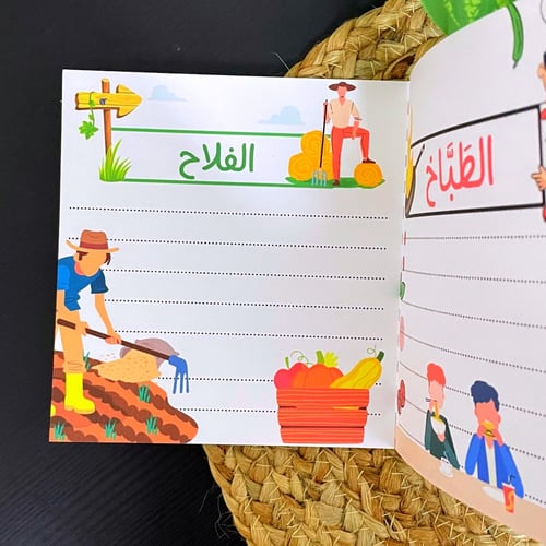 مطوية وحدة أحب العمل-لغتي ثالث ابتدائي الترم الثان...