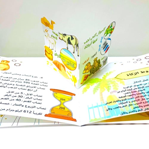 مطوية الزكاة - خامس ابتدائي الترم الاول