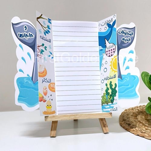 مطوية علوم درس المخلوقات الحية وحاجاتها - ثالث ابت...