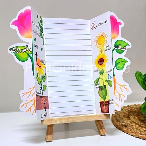 مطوية علوم درس النباتات وحاجاتها - ثالث ابتدائي ال...