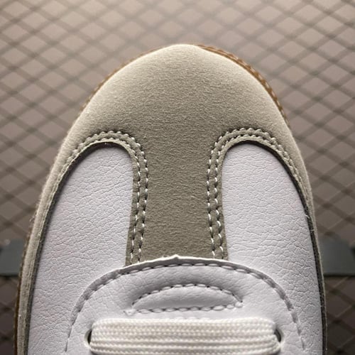 سنيكرز أديداس سامبا ديكون - جلد أبيض كلاسيكي