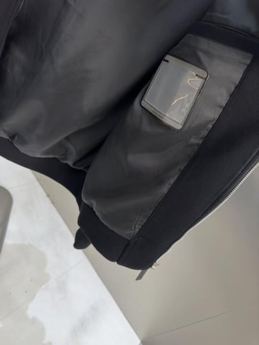 جاكيت اسود فاخر قطن فاخر