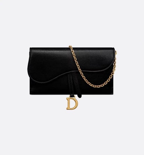 محفظة ديور سادل الطويلة مع سلسلة - Dior