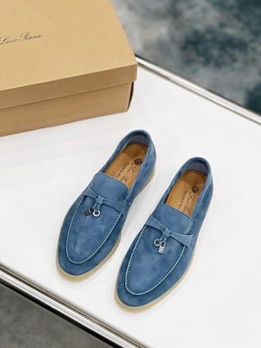 حذاء فلات لوربيانا الكلاسيكي أزرق سماوي