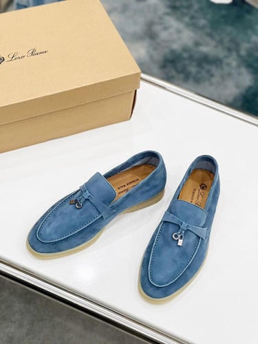 حذاء فلات لوربيانا الكلاسيكي أزرق سماوي