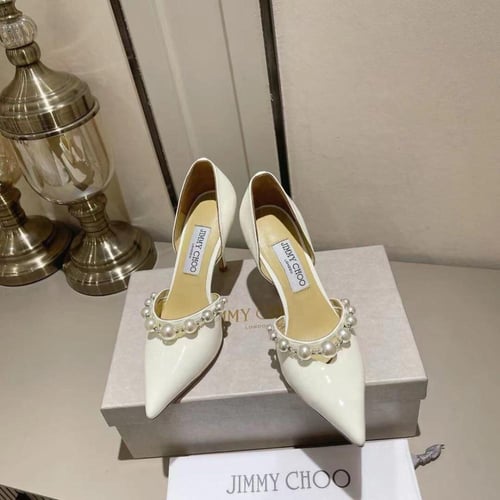 حذاء أوريلي كلاسيك من جيمي تشو جلد لامع