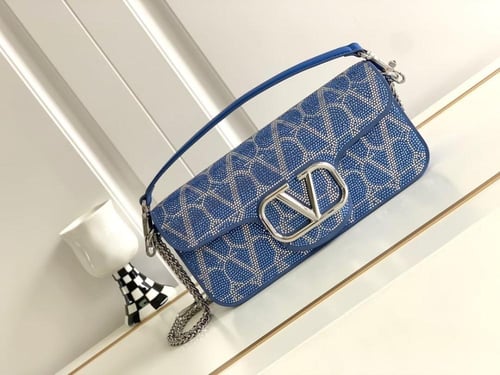 شنطة يد من فلانتينو - مرصعه بأحجار الراين