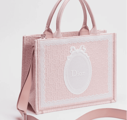 حقيبة ديور بوك توت صغيرة بنقشة ديور أوبليك Dior Bo...