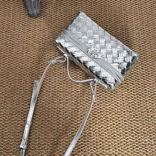 حقيبة بوتيغا فينيتا بانغ بانغ فضي