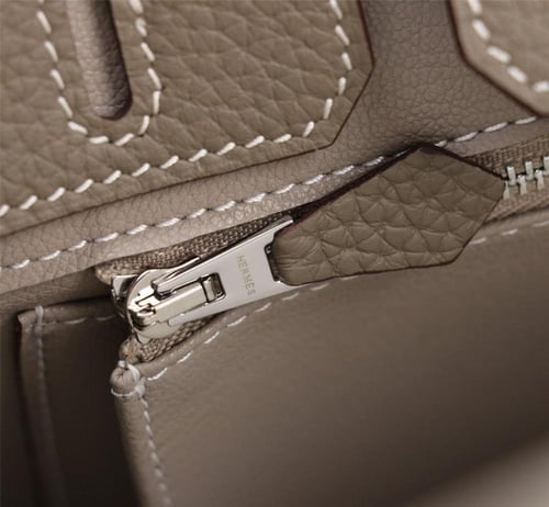 شنطه هيرميس بيركين 35 بلون إيتوب وجلد توغو بحلية ب...