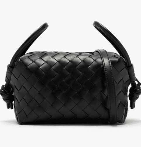 بوتيغا فينيتا شنطة كونسرت جلد مجدول مقاس 19