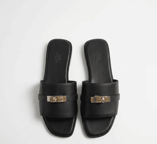 صندل هيرميس جيوليا الجلدي الفاخر - Hermès