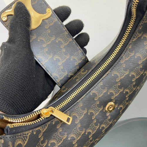 شنطة متوسطة من سيلين طراز AVA TRIOMPHE - بني