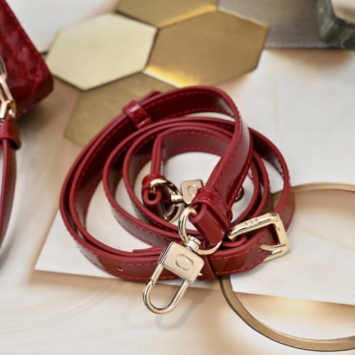 شنطة ليدي ديور مقاس 22 - لامعة