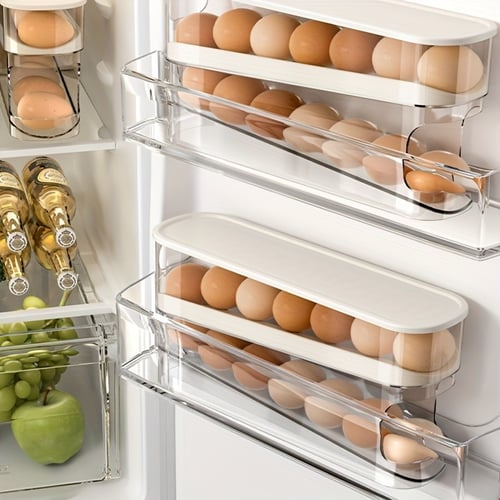صندوق لحفظ البيض مزدوج الطبقات