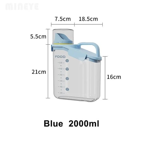 وعاء تخزين المواد الغذائية و المنزلية بحجم 1800ML...