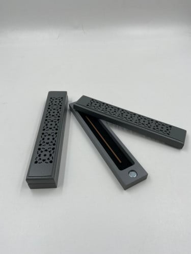 علبه اعواد المروكي الميني رصاصي