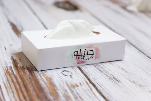 علبة منديل ميني - تصميم خاص