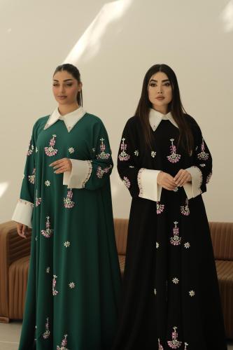 فستان استقبال وزيارات ب قصة كلوش