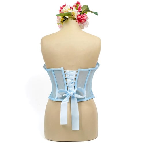 كورسية لون سماوي