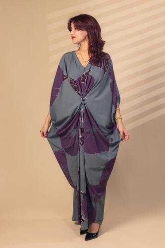 جلابية صيفية من القطن البودرة - ناعمة وتصميم انيق