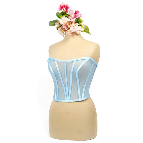 كورسية لون سماوي