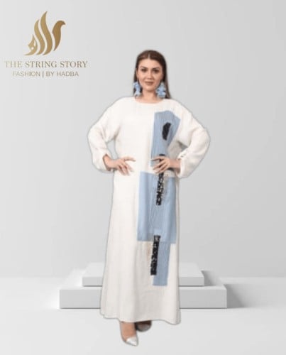 جلابية بلون سماوي