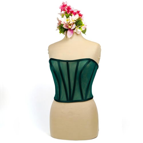 كورسية لون أخضر