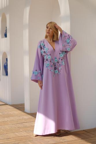 جلابية استقبال قطعة من الكريب السيراميك