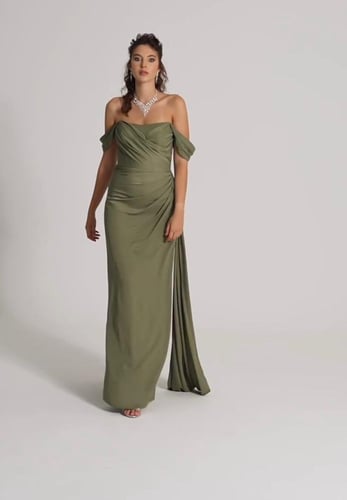 فستان حرير ستان ناعم