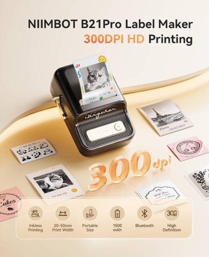 طابعة ملصقات B21 Pro