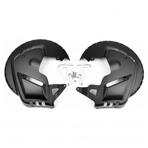 اكسسوار أسود مطفي الغطاء الهوبات الامامية للقولدوي...