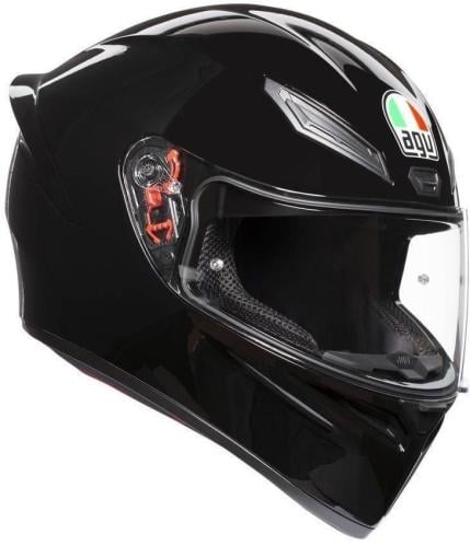 خوذه فل فيس agv k1 S اسود لماع