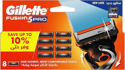رؤوس غيار جيليت فيوجن 5 بروجلايد دقة فائقة ونعومة...
