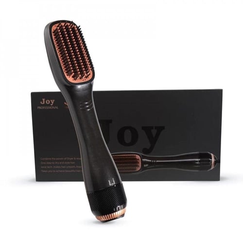 [500028] استشوار جوي مع فرشاة المنيوم ذهبي/اسود