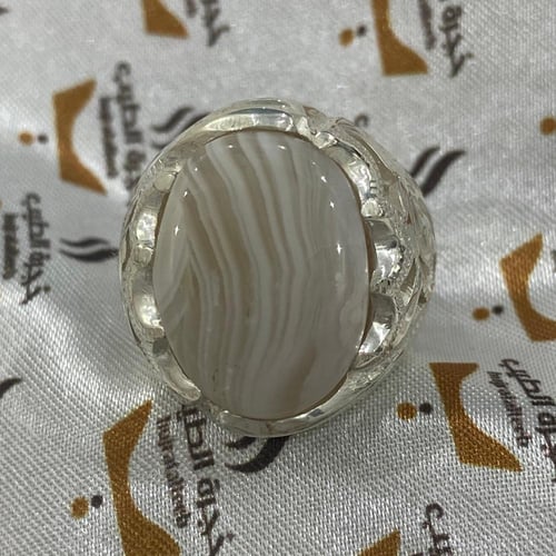 خاتم جزع عقيق المدينة المنورة