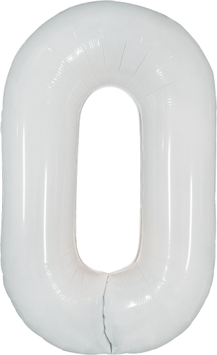 0 FOIL LARGE NUMBER WHITE(بدون تعبئة)